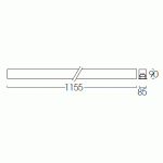 Drawing-โคมหน้าตะแกรงแบบฝังฝ้า-1x36W